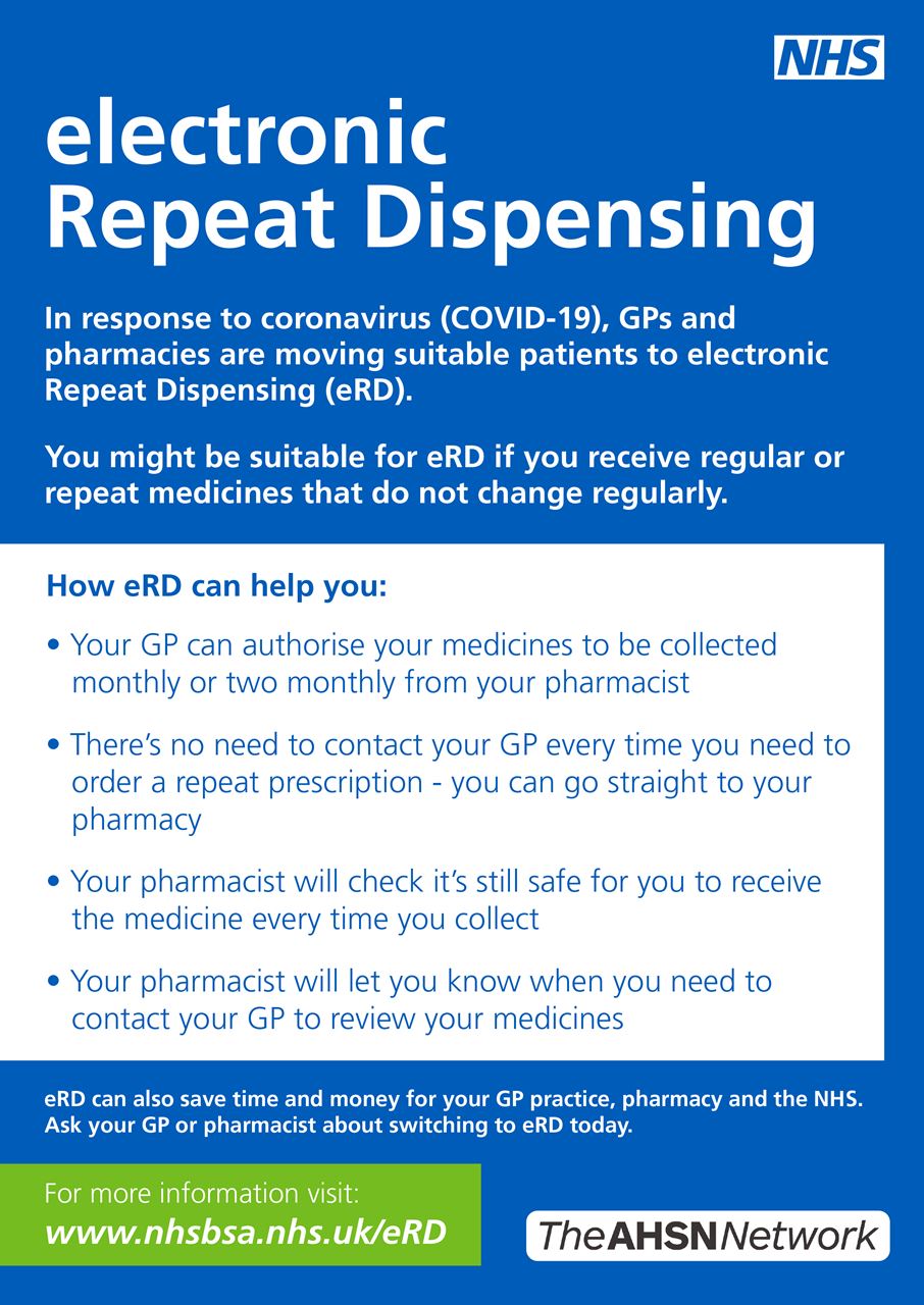 Electronic repeat dispensing